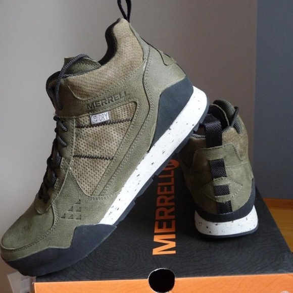 merrell burnt rock mid boots
